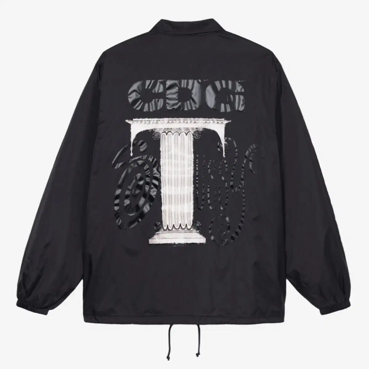 [XXL] CDG x 스투시 코치 자켓 블랙