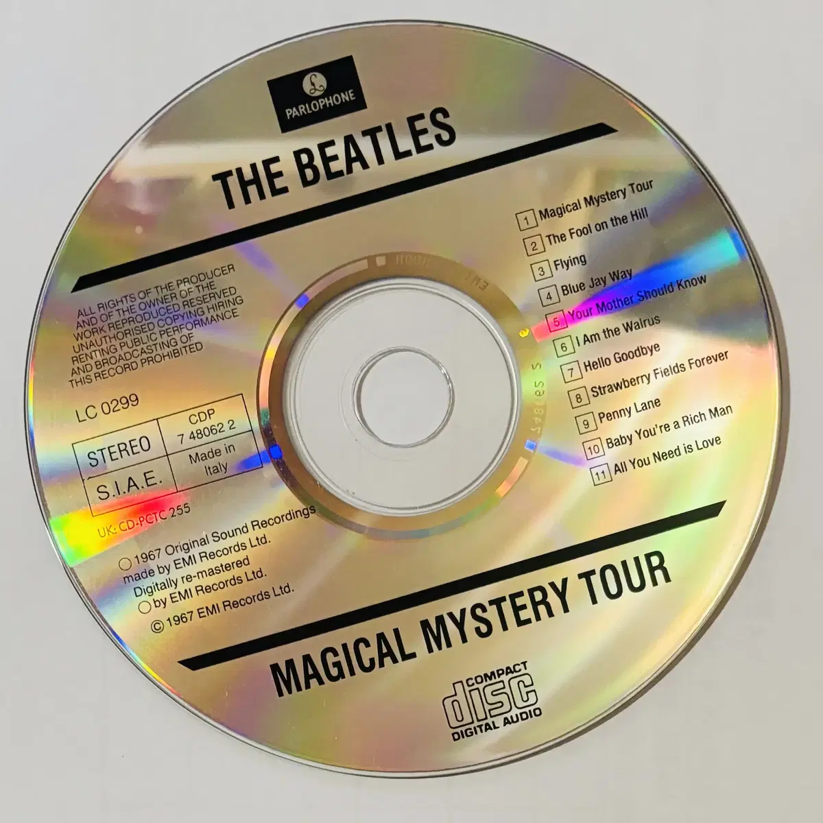 Beatles - Magical Mystery(CD)유럽반1987EX++