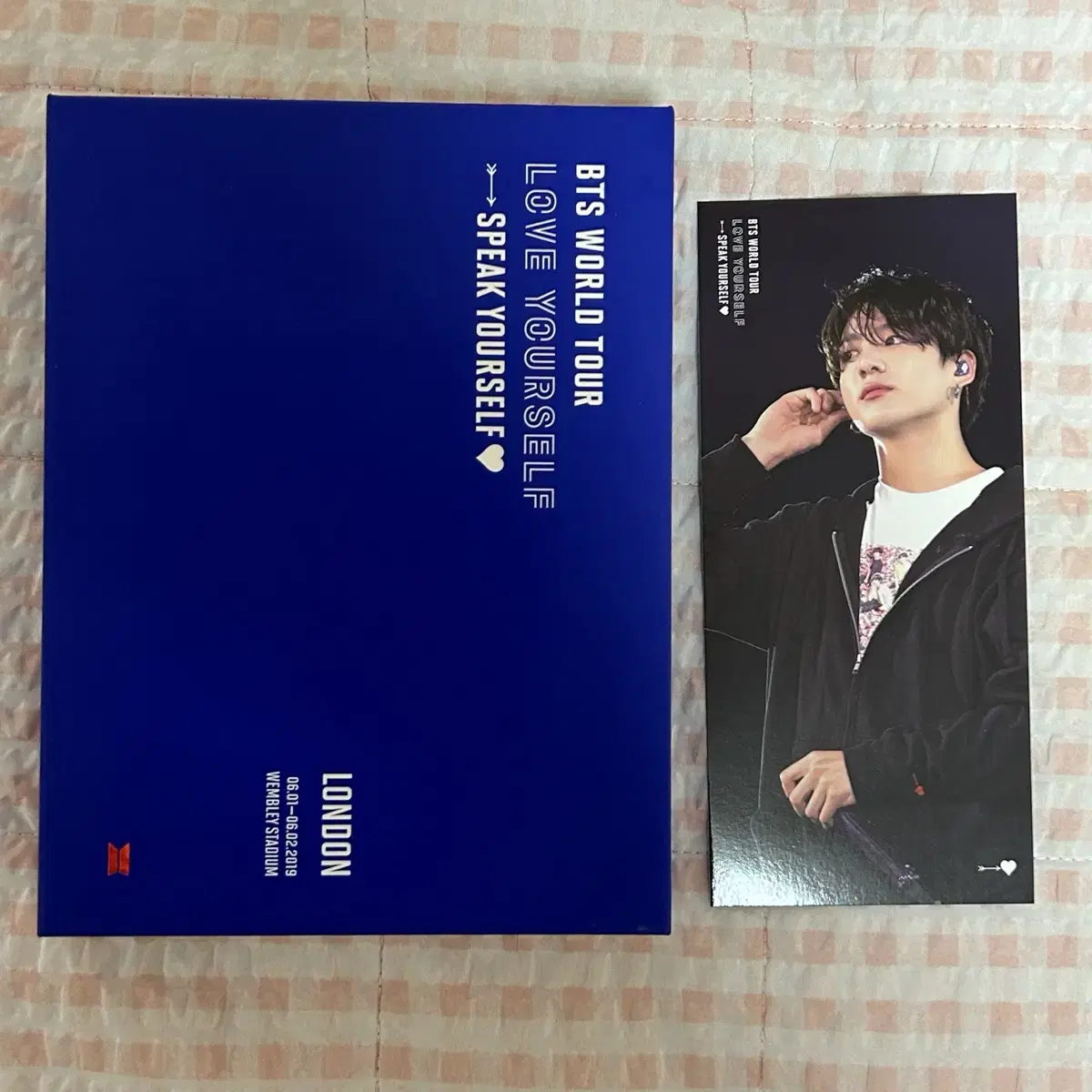 방탄 스픽콘 런던 웸블리 디비디 정국 북마크 dvd bts 포카