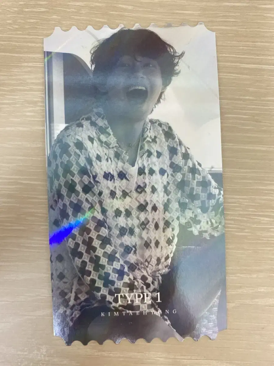 BTS V v TYPE 1 Exhibition pre-order benefit Photo Ticket WTS