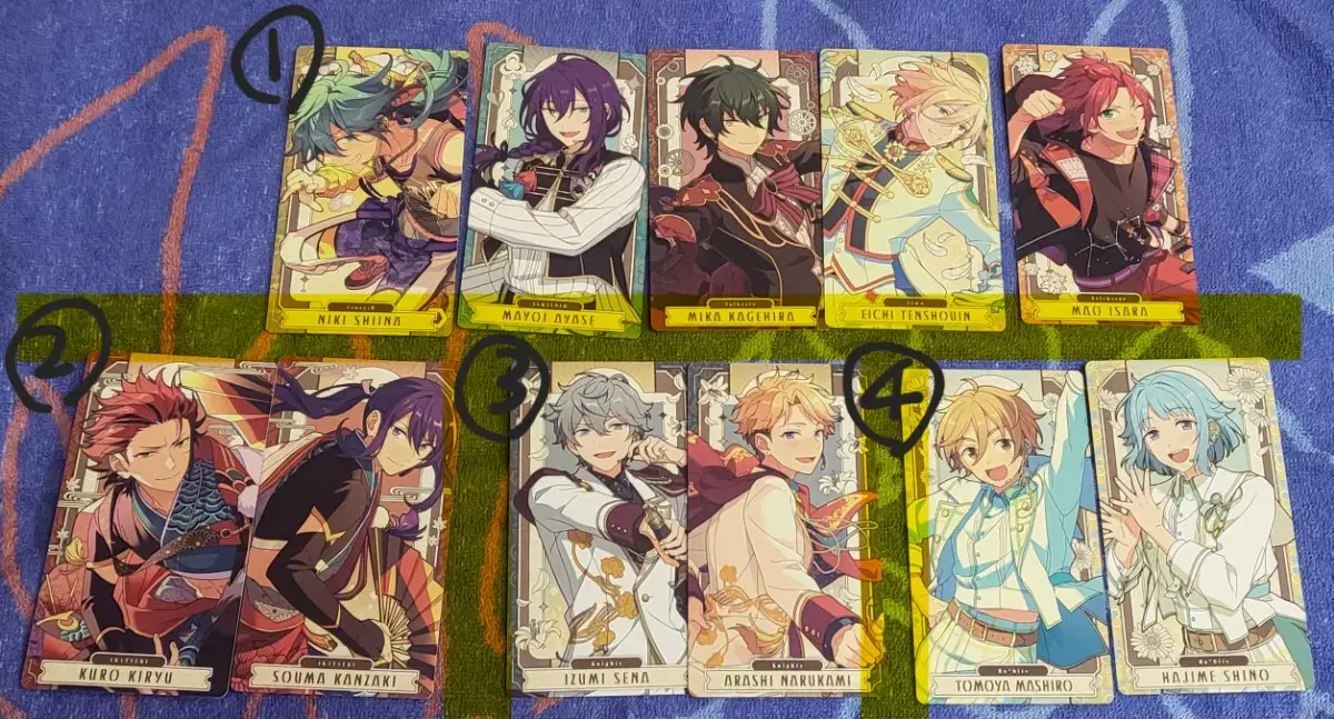 Ensemble Stars Arcana 3-piece set sell Kurotsena Mayoi, etc.