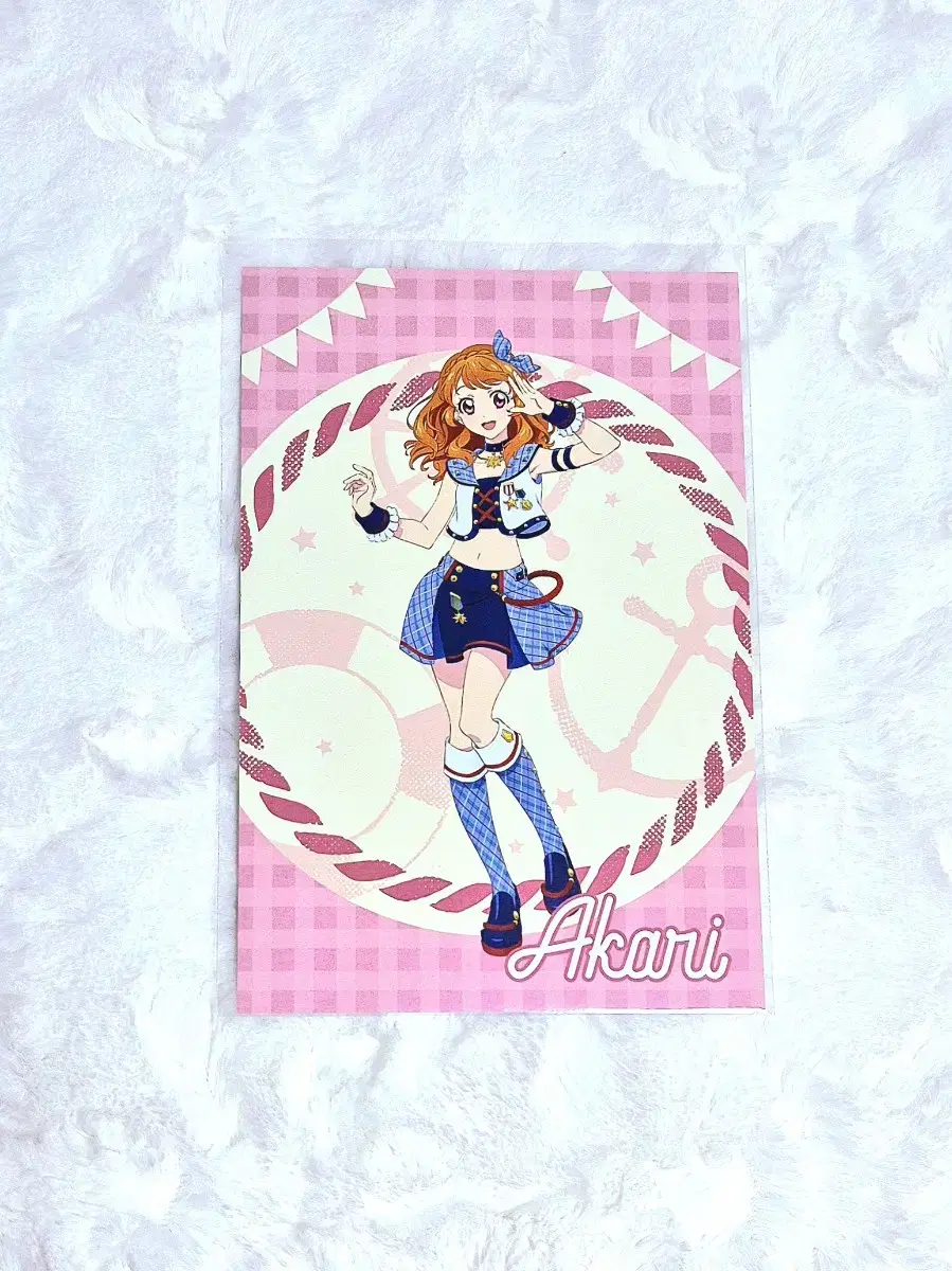 Aikatsu I.M. Star popup store pre-order benefit postcard Akari Ozora