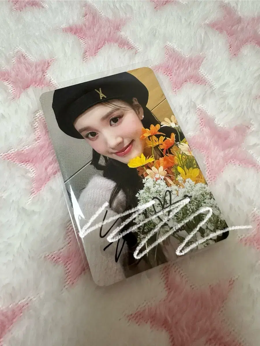 Stayc Jae Yi sign poca sign photocard WTS