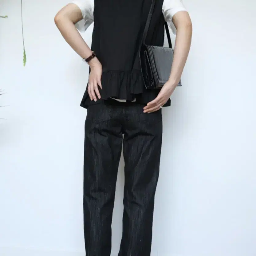 더버터크림 kate jean, black / M