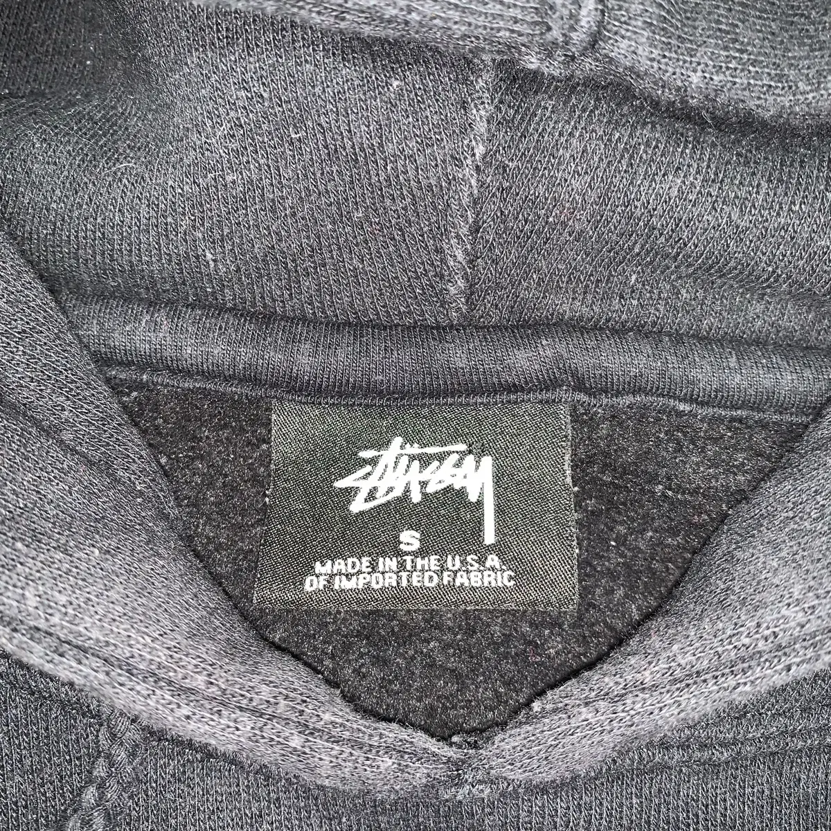 STUSSY 스투시 기모 후드티 (S)