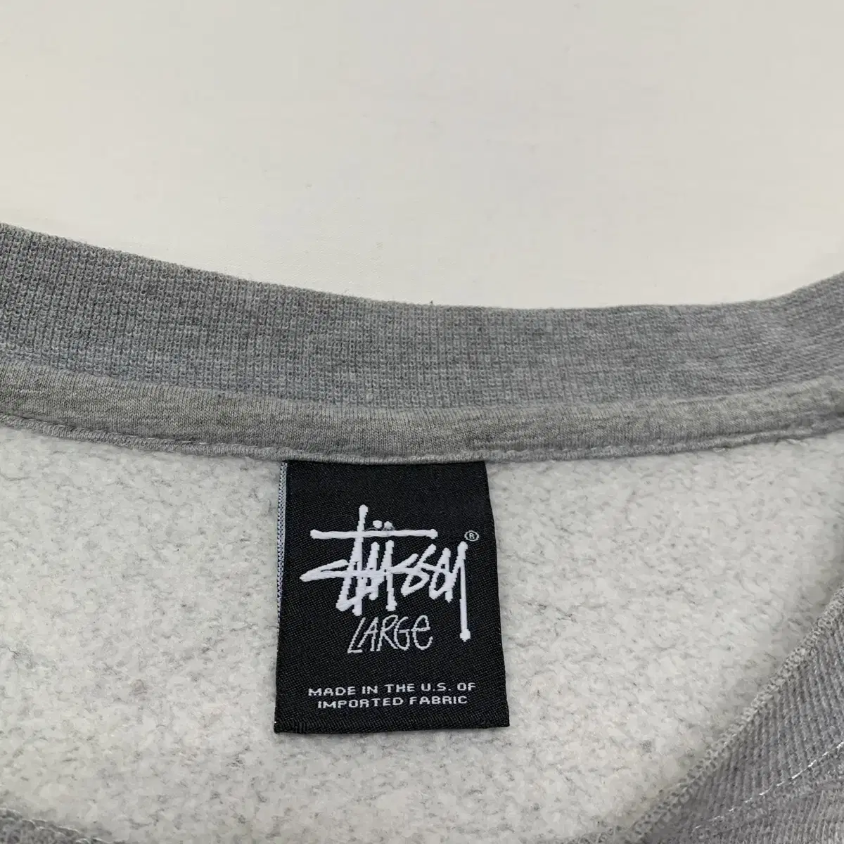 STUSSY 스투시 월드투어 기모 맨투맨 스웻셔츠 (L)