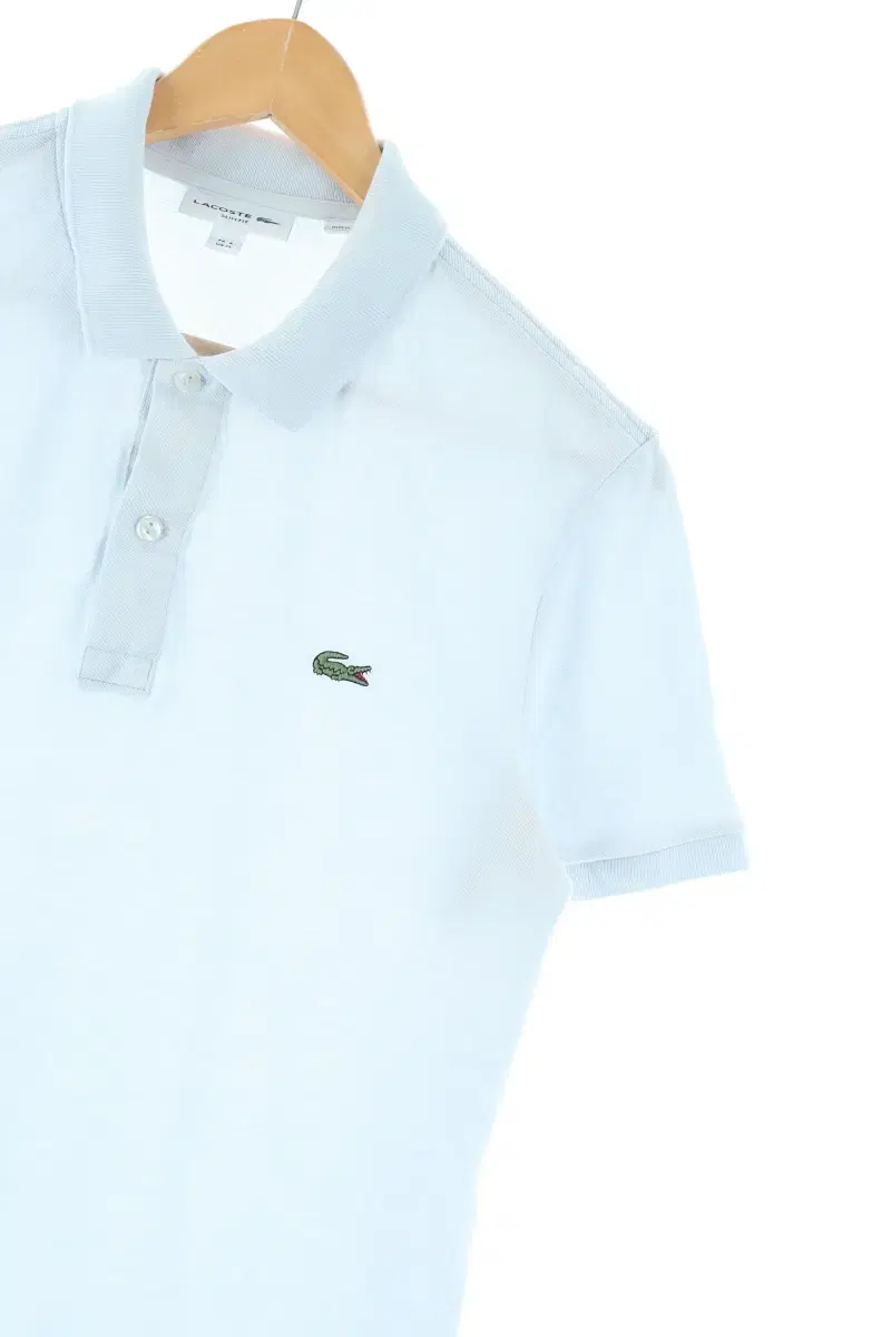 (M) Lacoste short sleeve kara T-shirt light haneul cotton old school limited edition - E8D1