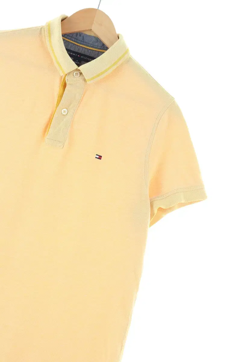 (M) Tommy Hilfiger Short-sleeved kara T-shirt in yellow amecazi limited edition - E8D8