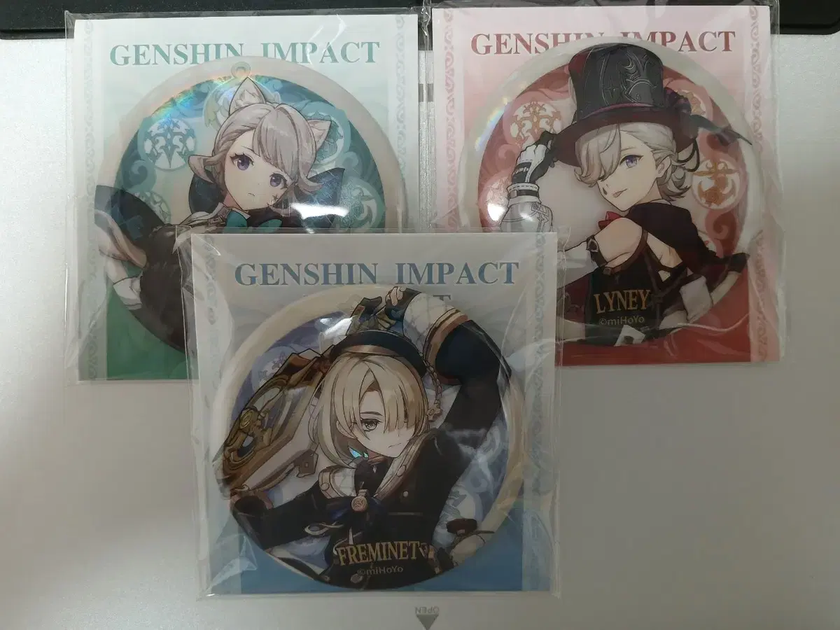 Genshin Impact Rini Rinette Premiere Can Badge bulk Sells