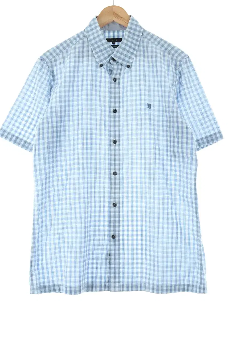 (XL) Dax Short Sleeve Shirt Nambang bloo Check Cotton Amekaji-E91C