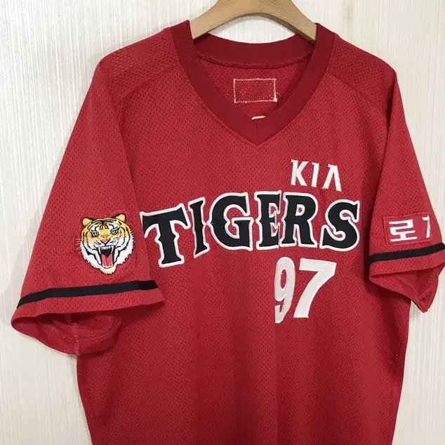 KBO 제트 기아타이거즈 올드원정 선수실착유니폼/져지 #97 최건호