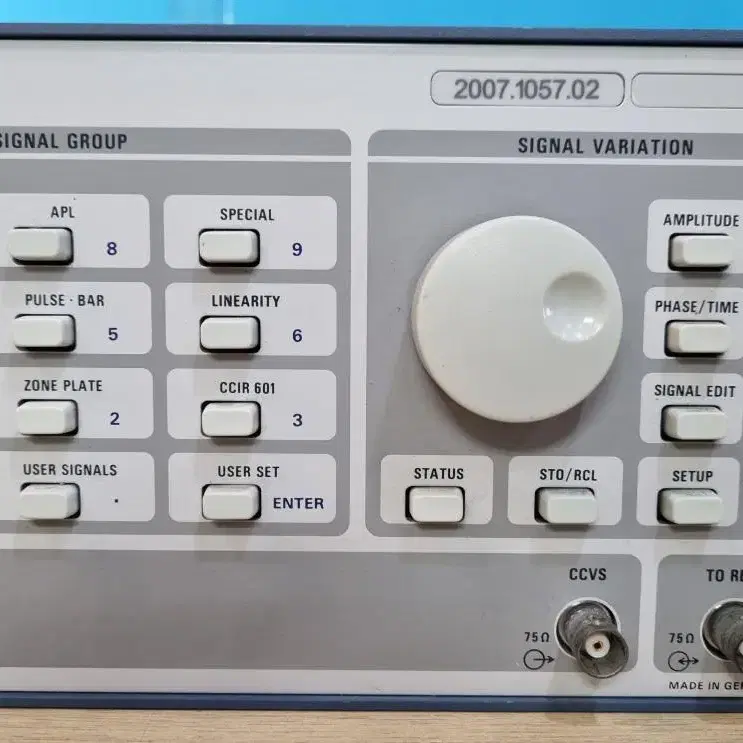 ROHDE SCHWARZ CCVS 생성기 SFF.