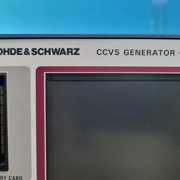 ROHDE SCHWARZ CCVS 생성기 SFF.