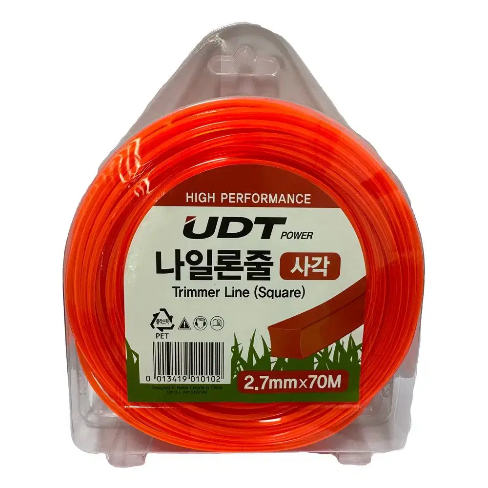 UDT예초기액세서리2.7mm - 70M(사각형)