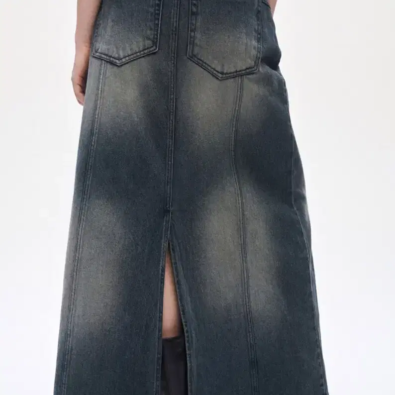 트리밍버드 Incision Denim Set-up Skirt 1