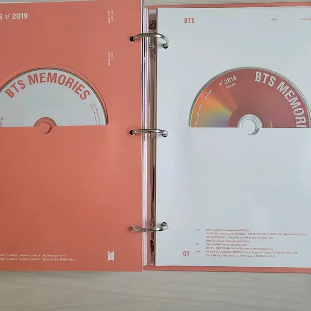 방탄 2019 메모리즈 dvd