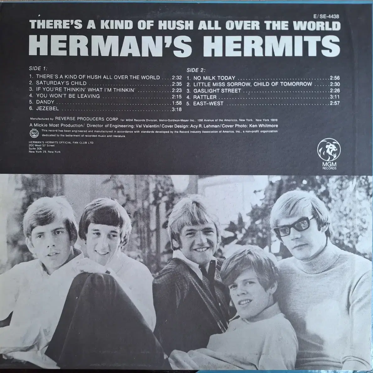 미국원반/Herman's Hermits LP