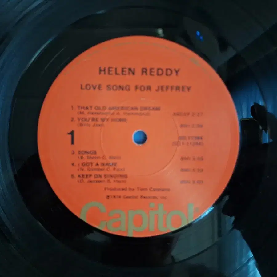 미국원반/Helen Reddy - Love Song for Jeffrey