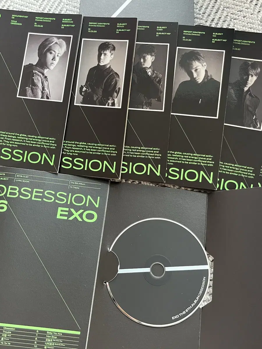 엑소 OBSESSION 앨범