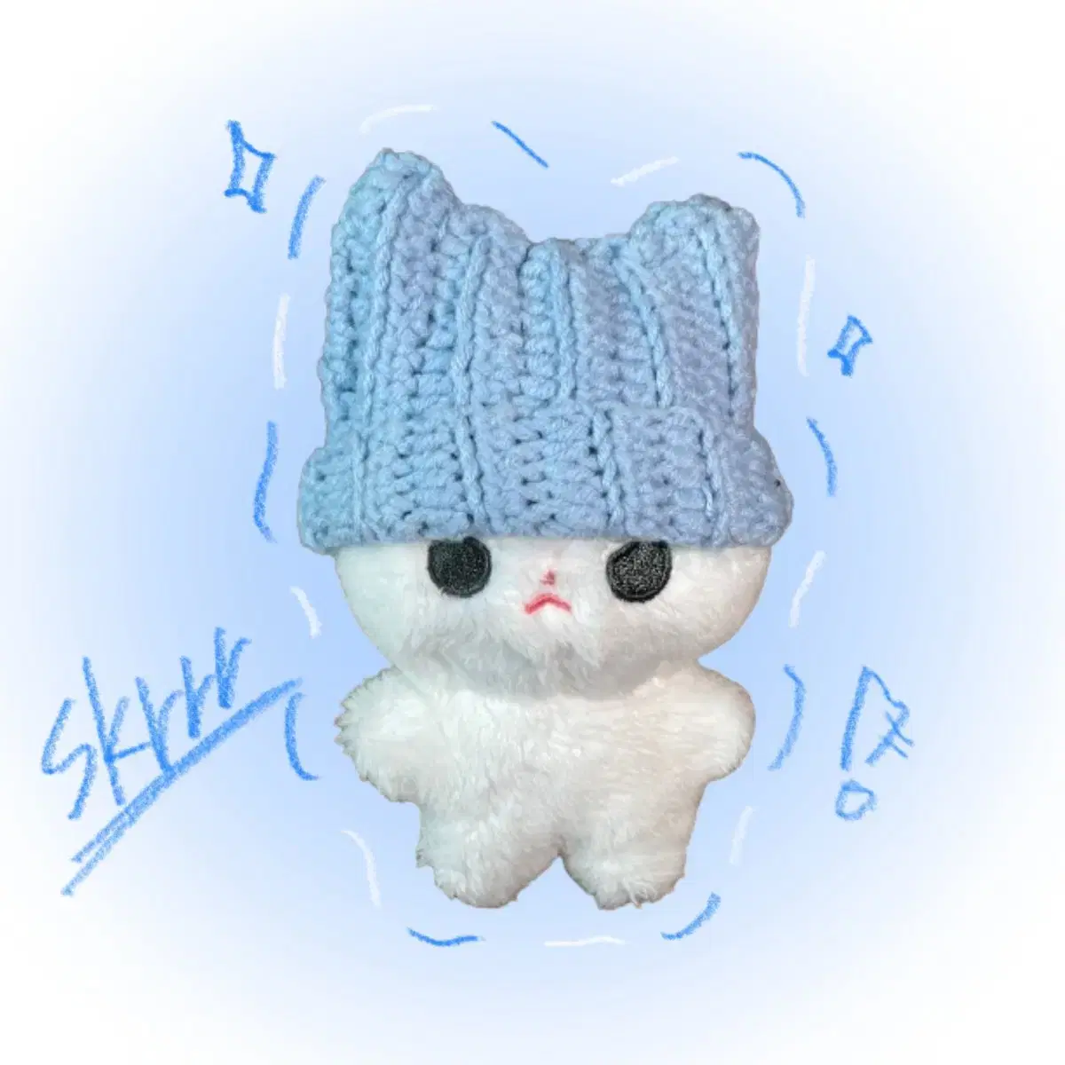 10 cm doll knitting clothes cat hat knitting sells