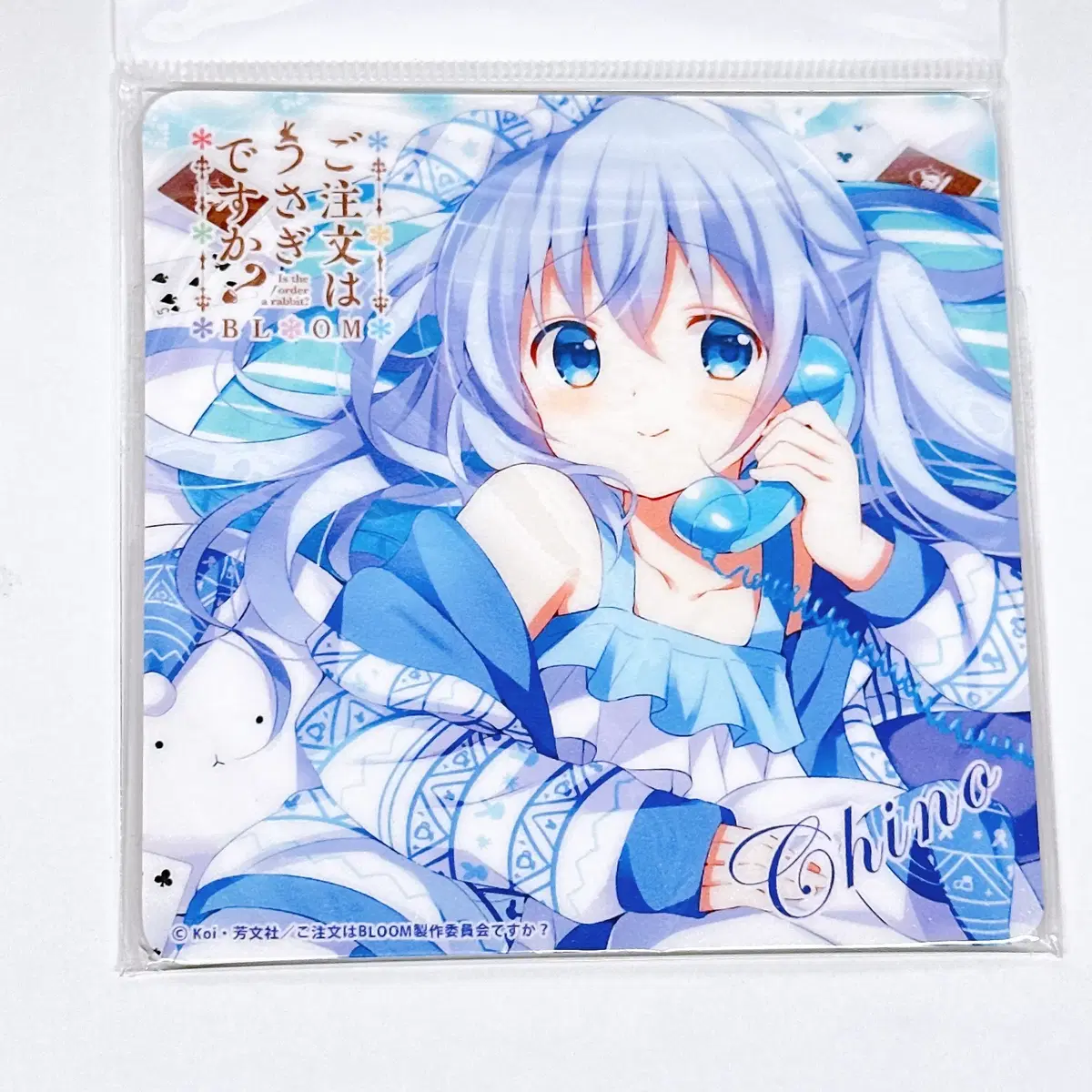 [Order Rabbit] Chino sealed Rubber Coaster (Order is Rabbit Goods)