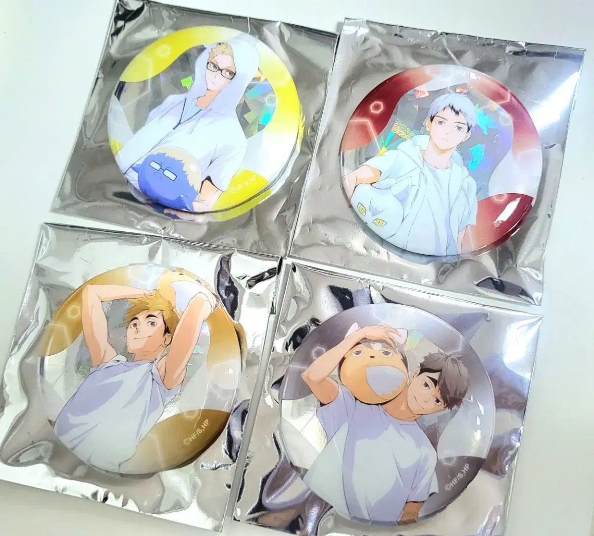 Haikyuu yeoreum Trading hologram Canvassing Beachball Osamu Tsukishima Atsumu Kita