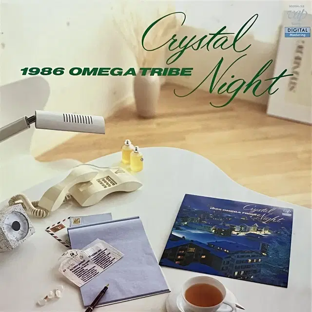 시티팝LP 1986 오메가 트라이브 -Crystal Night