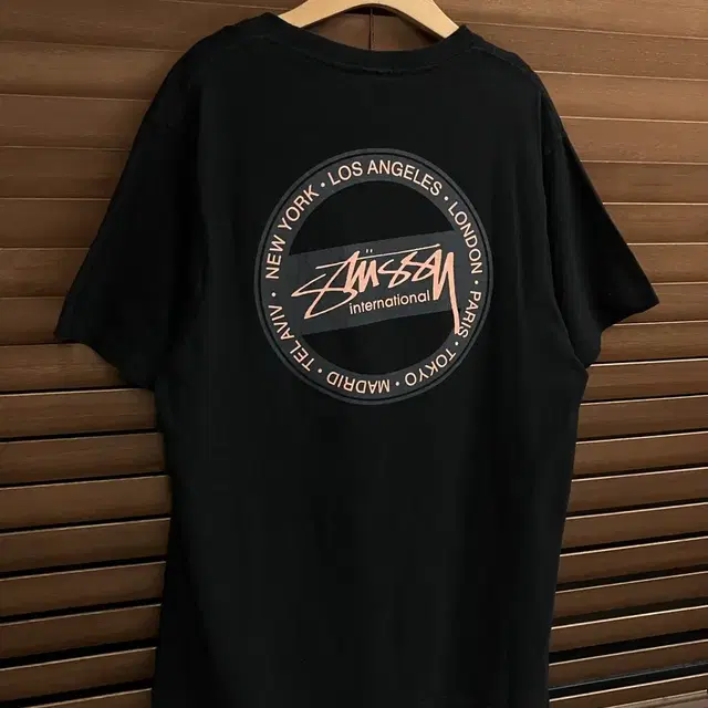 Stussy 스투시 인터네셔널 빅로고 반팔티