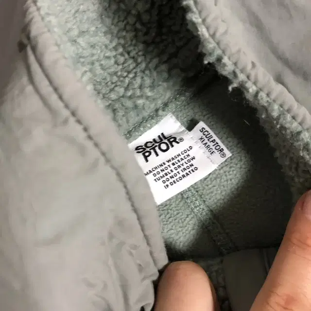 스컬프터 Comfy Sherpa Jacket Sage XL