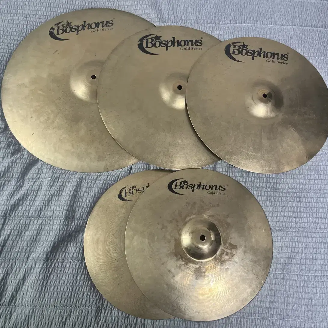 Bosphorus gold cymbal set 보스퍼러스 골드 심벌 세트