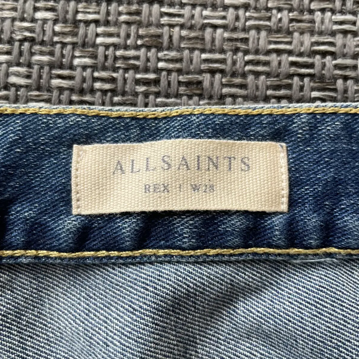 (28) ALLSAINTS 데미지 워싱 데님 팬츠