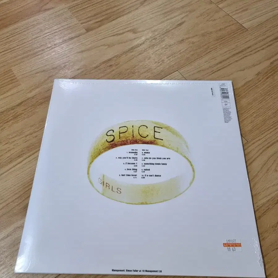 택포)스파이스 걸스 Spice Girls-Spice LP 미개봉