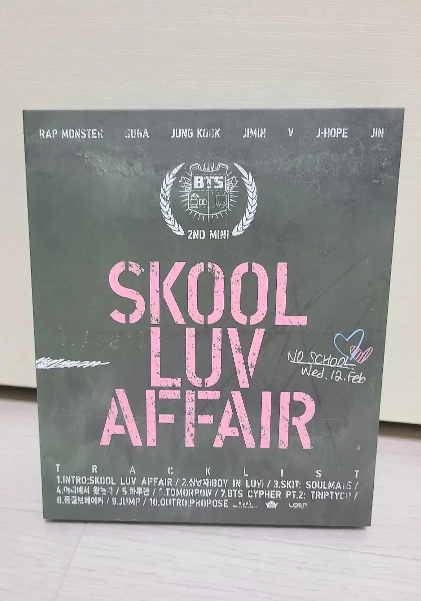 방탄소년단 Skool Luv Affair 앨범 팔아요 개봉 앨범