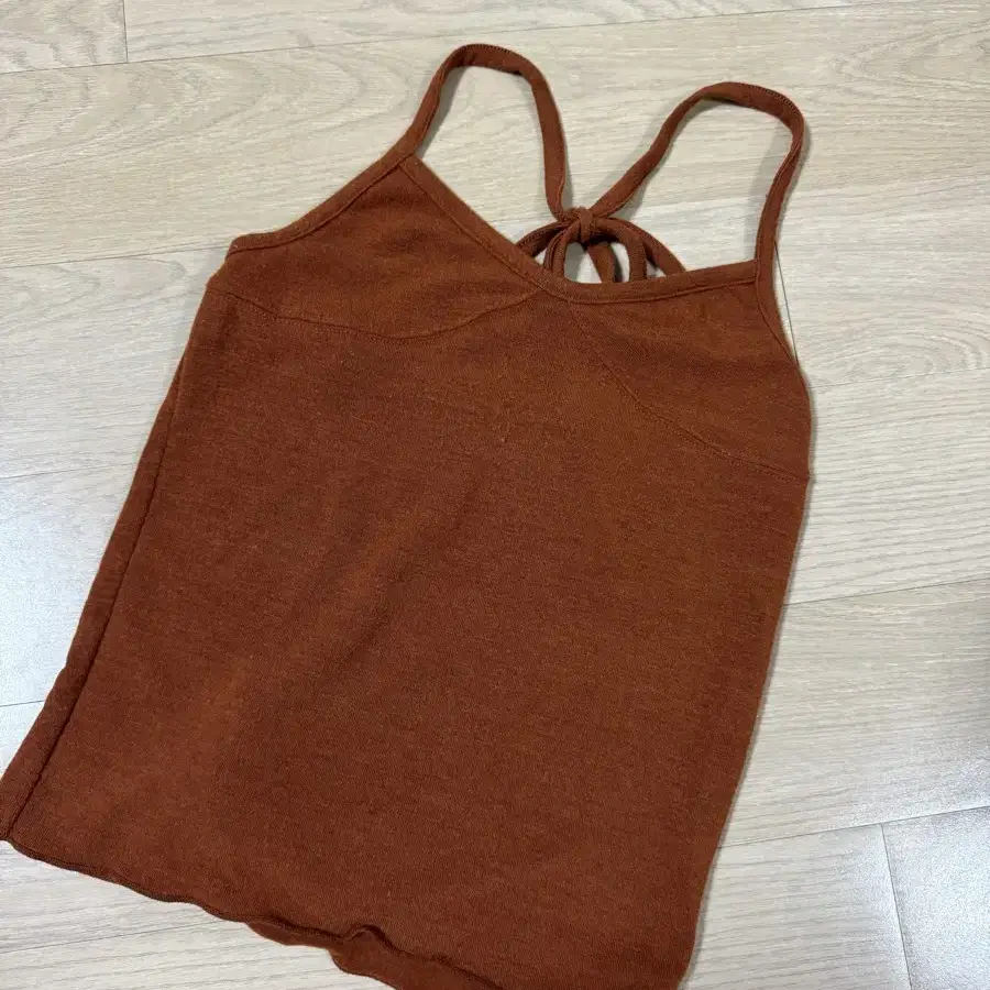 지지비샤 Ribbon sleeveless - orange