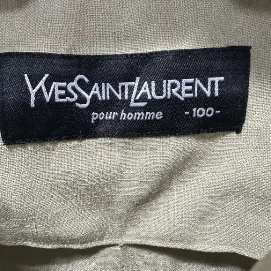 100 YSL 입생로랑 남자 린넨 자켓