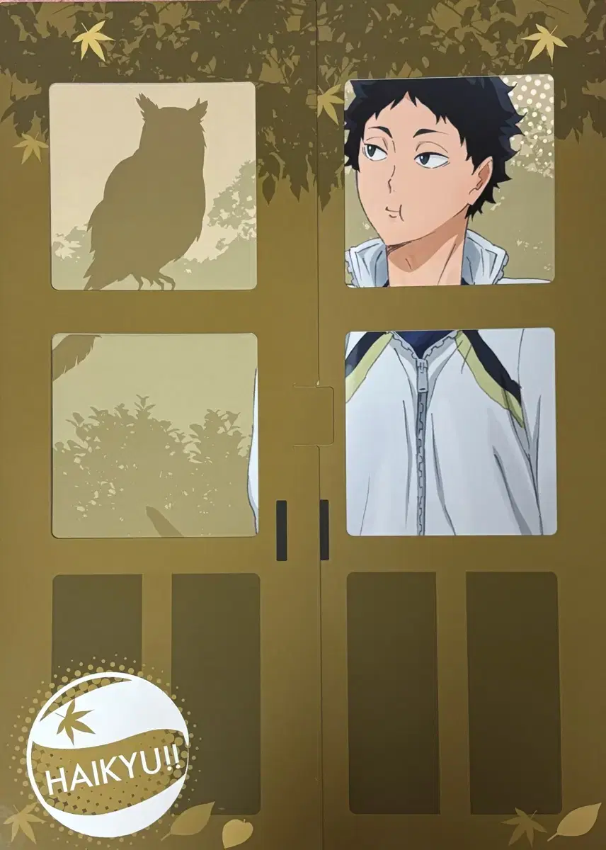 Haikyuu Ichibankuji J-san Akaashi Window Art Board