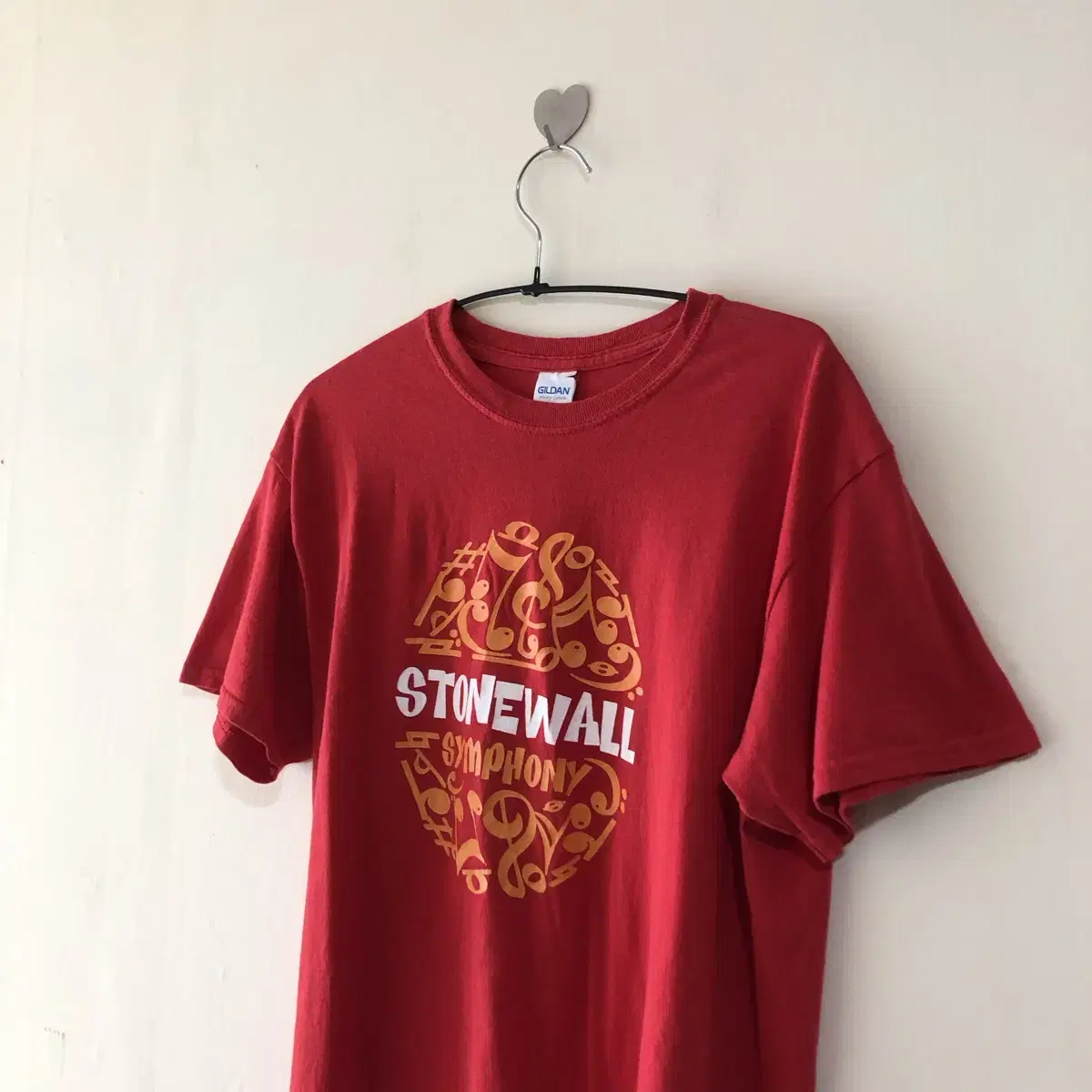 Vintage Gildan stonewall red t