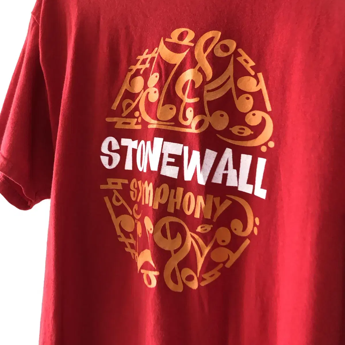 Vintage Gildan stonewall red t