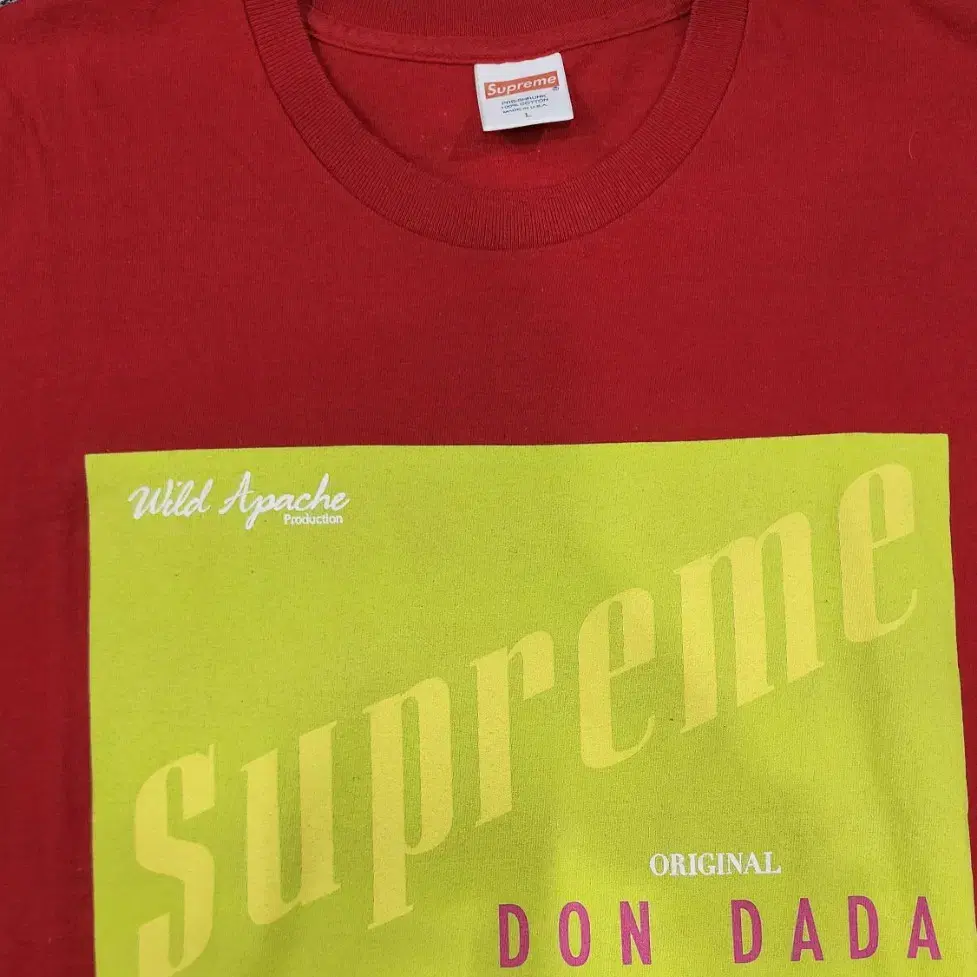 슈프림 Supreme Don Dada 반팔티 L