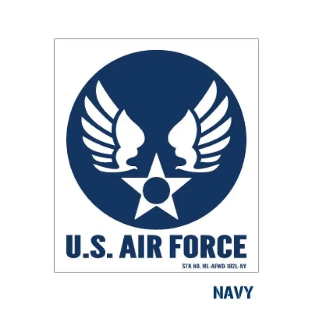 [새상품] 미공군 us air force 밀리터리 스티커 네이비