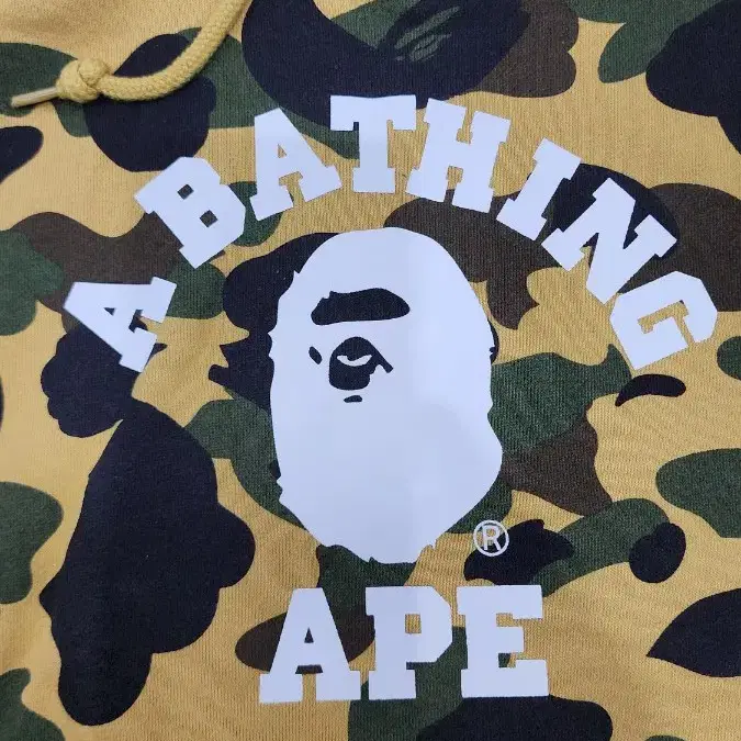 베이프 Bape 카모 컬리지 풀오버 후드티 2XL