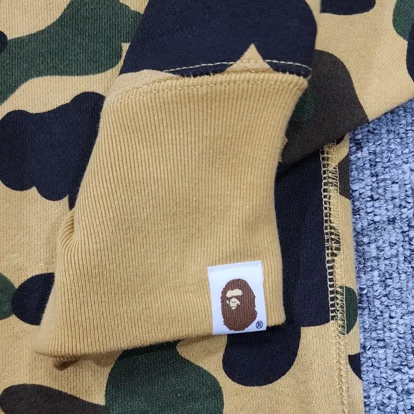 베이프 Bape 카모 컬리지 풀오버 후드티 2XL