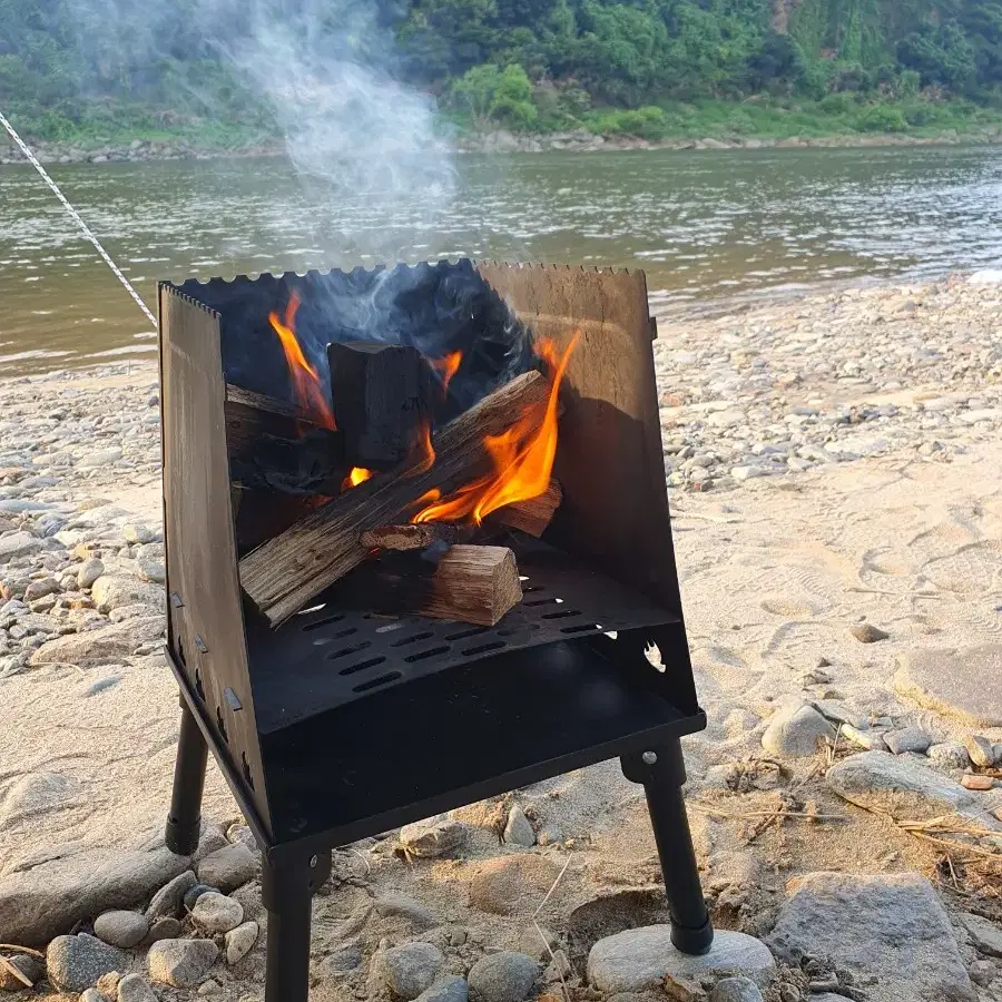 접이식 캠핑 화로대 대형 새상품