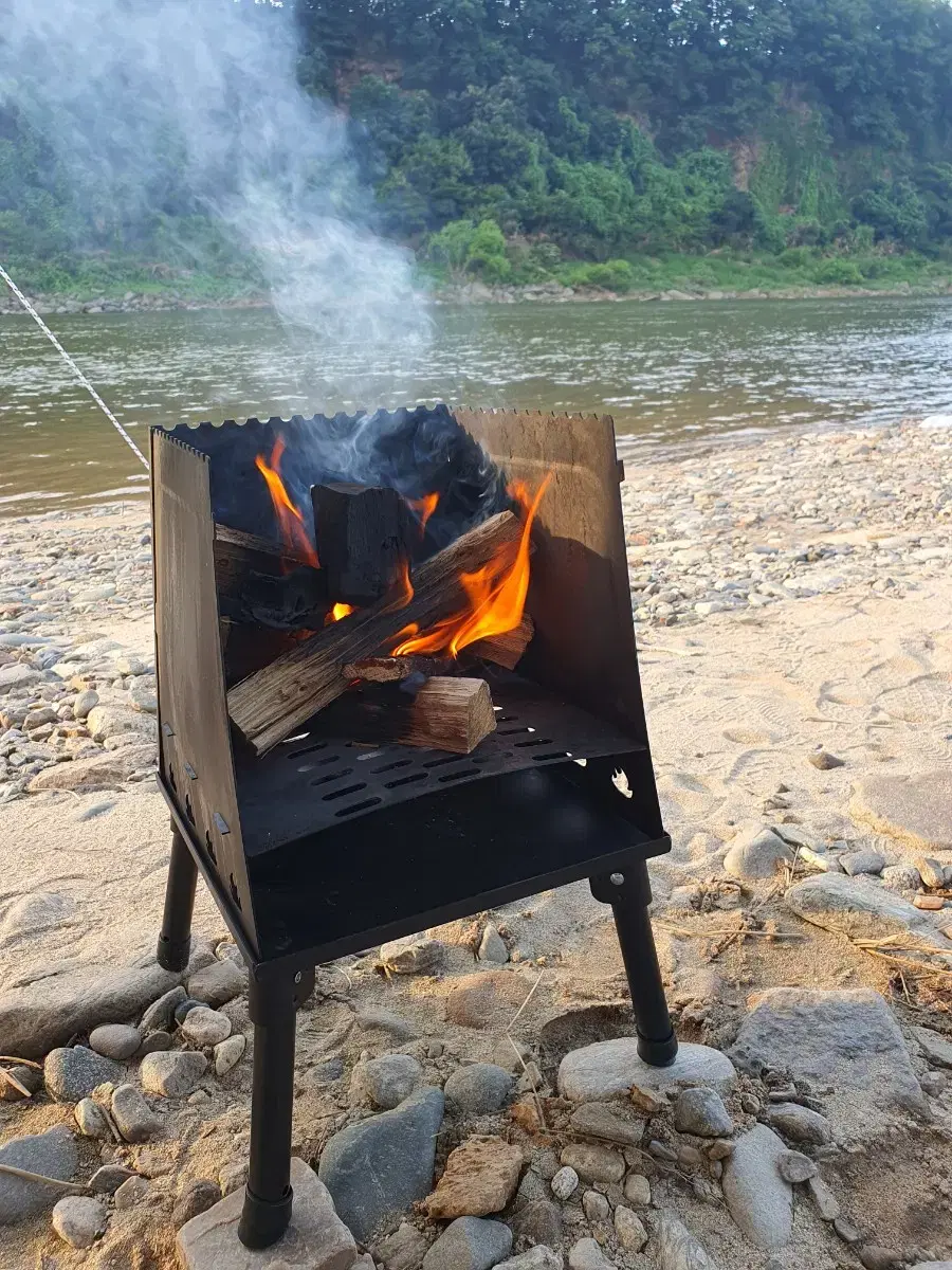 접이식 캠핑 화로대 대형 새상품