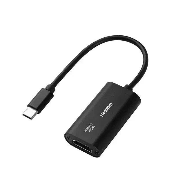 USB C타입 4K지원 캡처보드 케이블형젠더