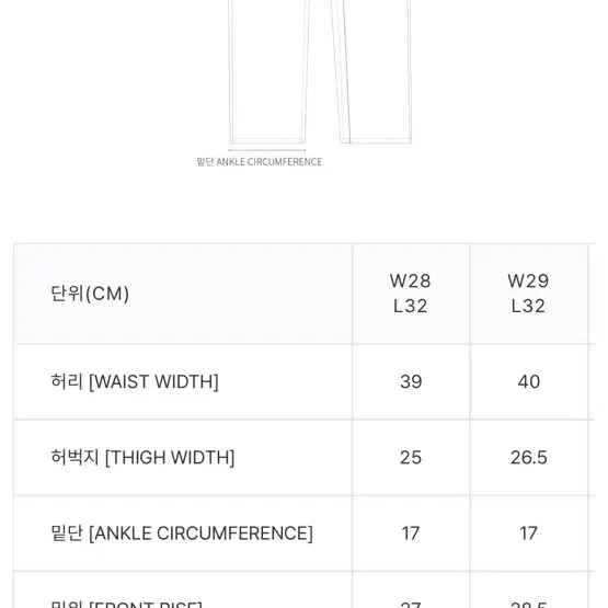 칼하트 청바지 판매합니다