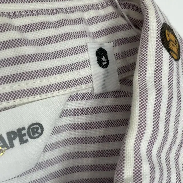 베이프 bape 마일로 패턴 반팔 셔츠