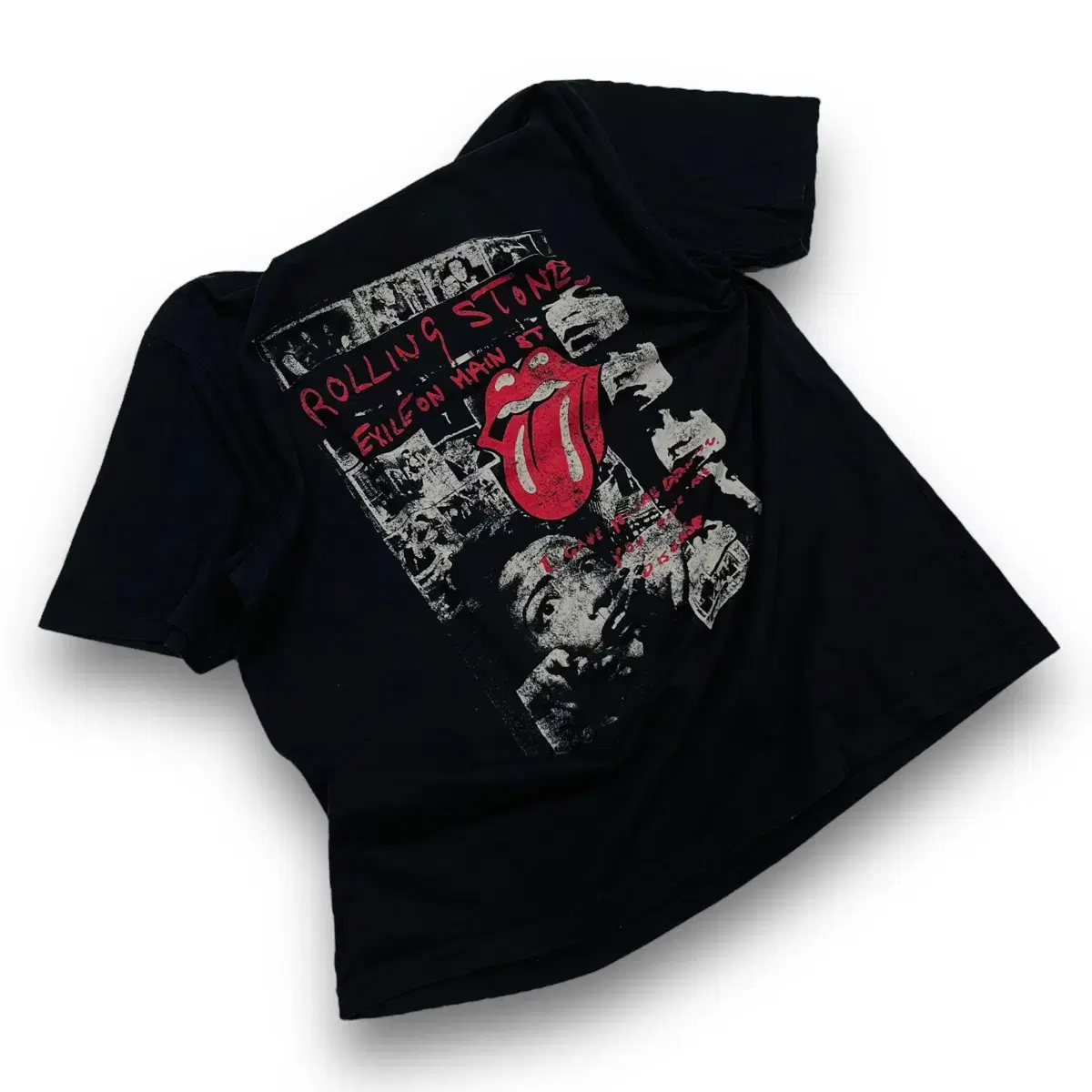 The Rolling Stones 2018S Rock Art Dark Short Sleeve T-Shirt