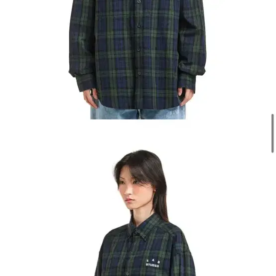 아이앱 블랙와치 타탄 셔츠(IAB BLACKWATCH TARTAN SHI