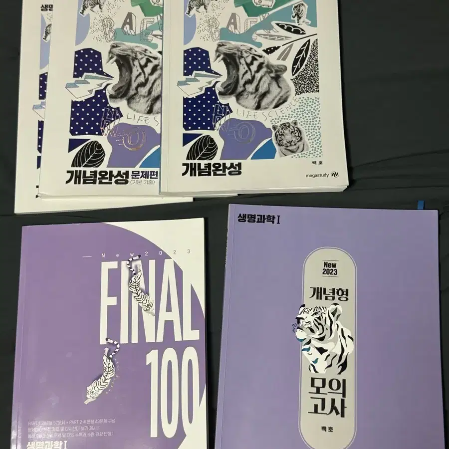 백호 23 개념완성세트, 개념형 모의고사, FINAL 100제 (개별가능